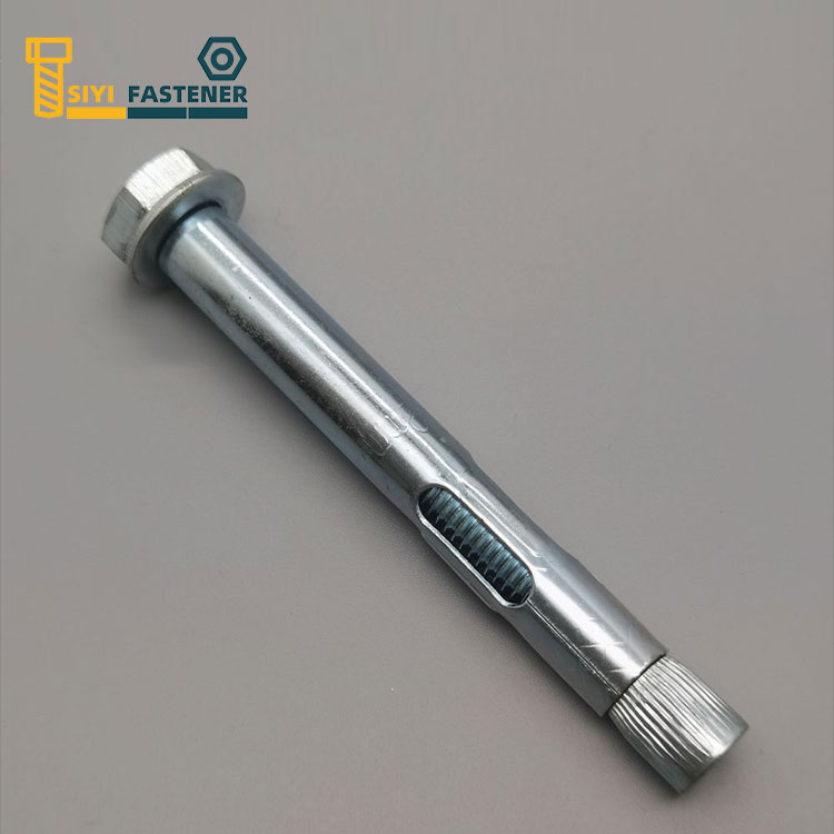 Mỏ neo tay áo bằng thép carbon Bulewhite mạ kẽm với bu lông Hex và đai ốc hình nón