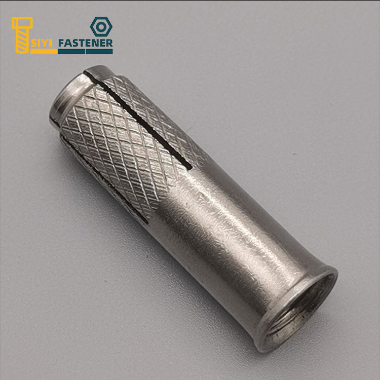 Thả bằng thép không gỉ trong neo với Knurling và Lip